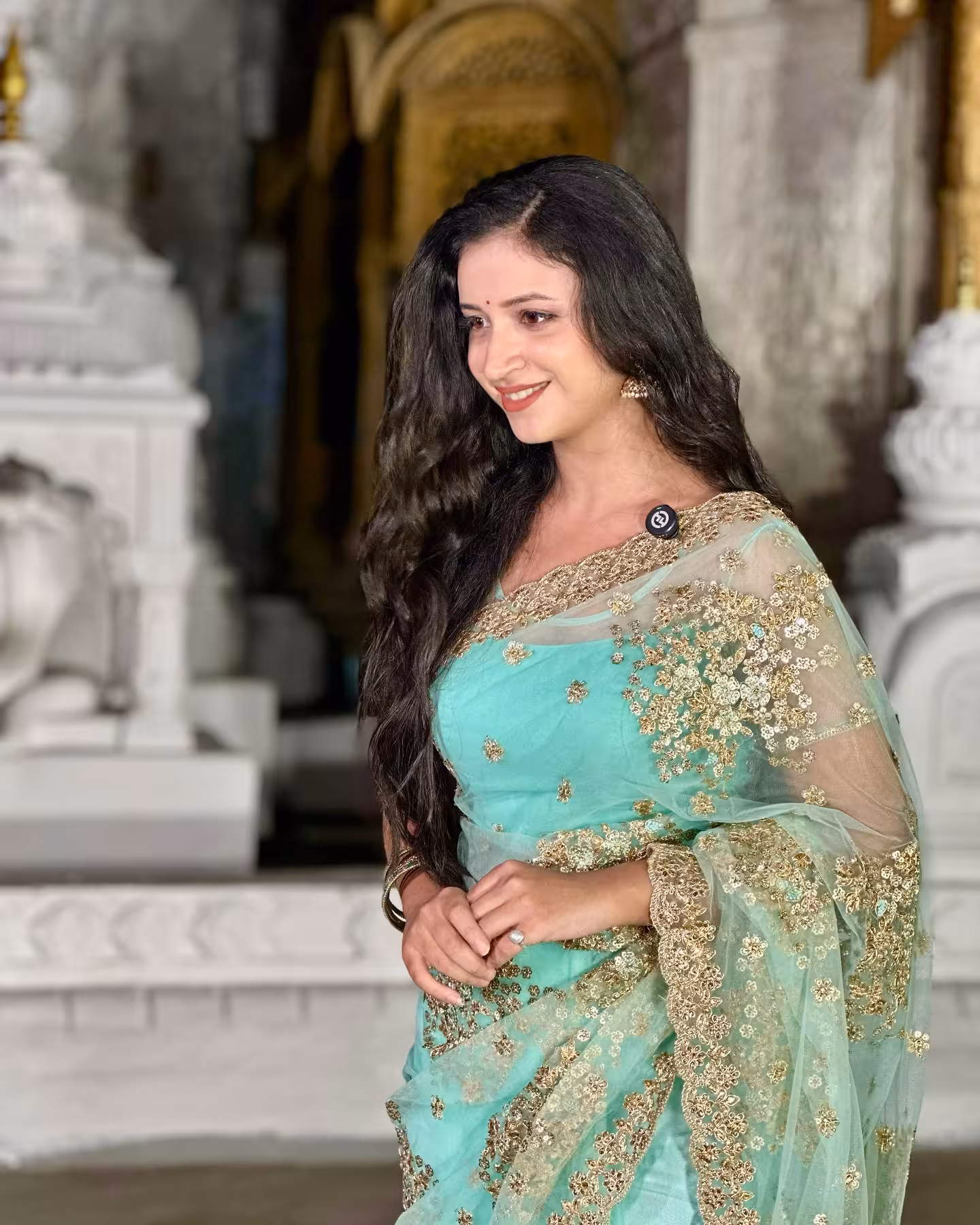 Ritika Shrotri Stuns In Candid Saree