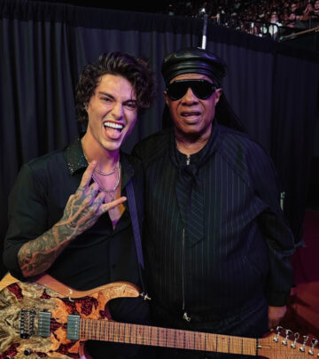 Dynamic guitarist Jon Dretto shares gratitude as he takes the stage among iconic legends!