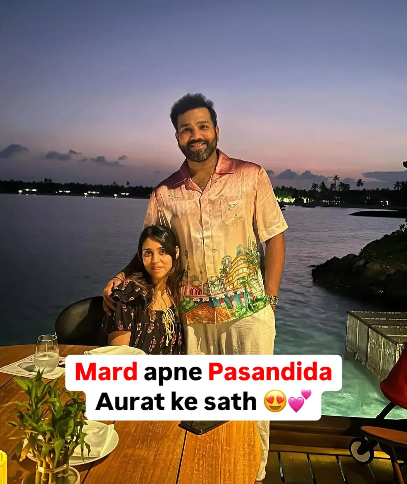 Rohit Sharma Sparks Buzz Over Iconic Celebrity Duo Bollywood Society ignites buzz with a striking duo photo, urging fans to name the jodi now.