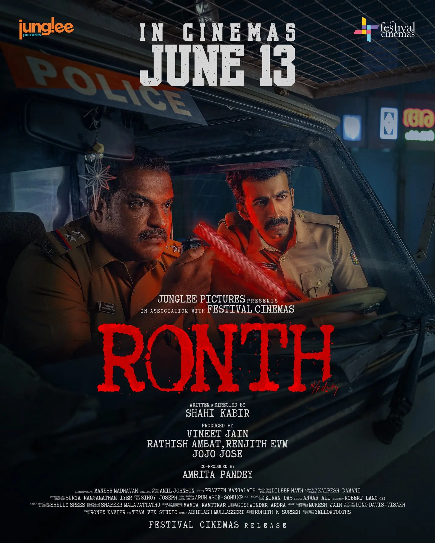 Ronth Night Patrol: In Cinemas June 13 Dive into the thrill as 'Ronth' debuts in theaters on June 13—a daring night patrol vibe!