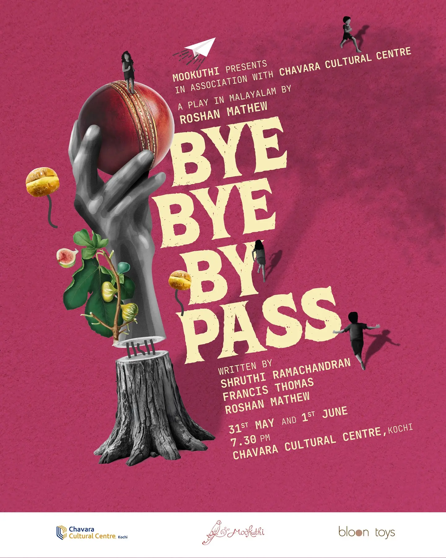 Roshan Mathew’s Bye Bye Bypass Returns In Kochi Experience a fun-filled night at Chavara Cultural Centre with family, friends, and kids on stage.