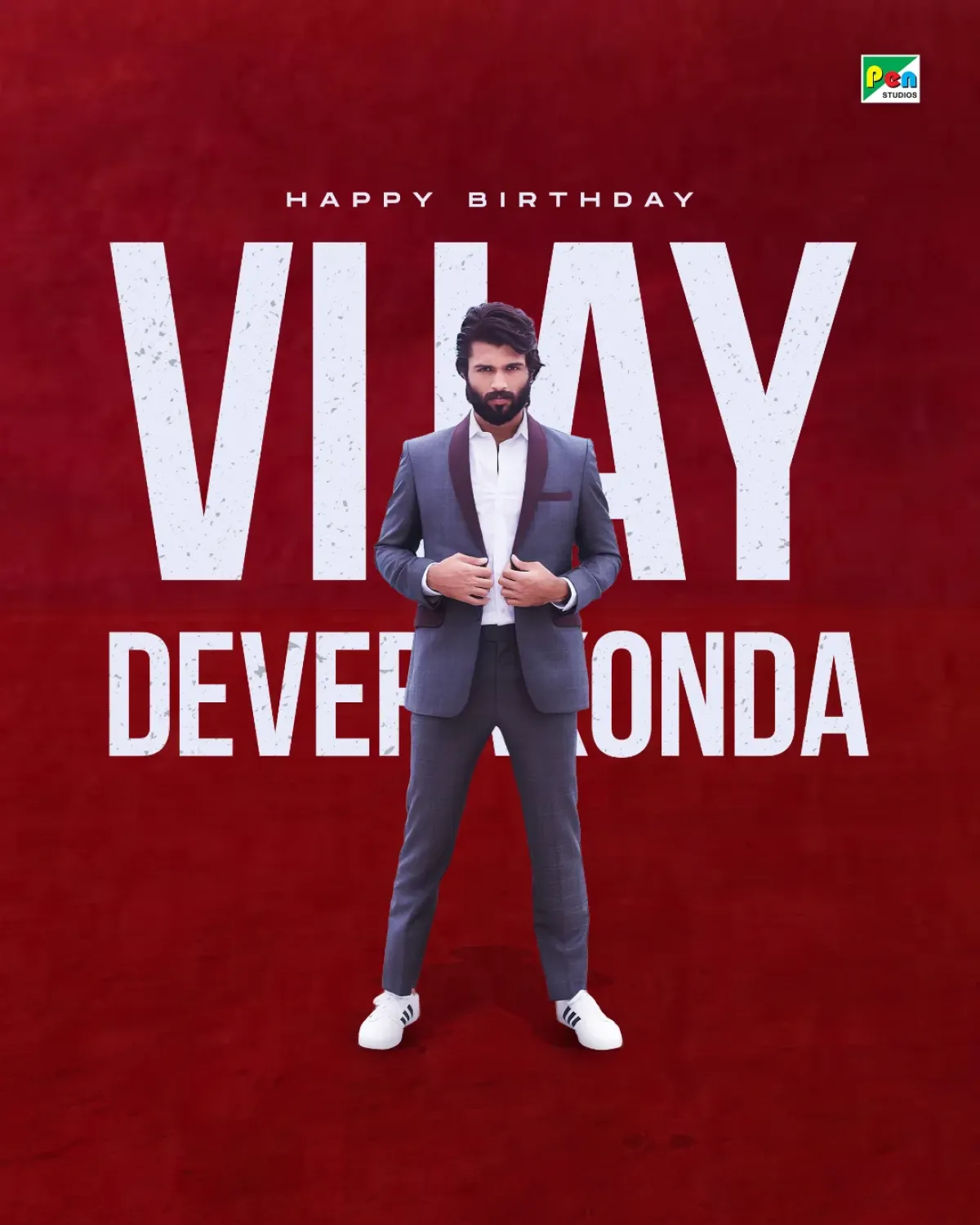 Rowdy Birthday Wishes For Vijay Deverakonda Pen Movies honors Vijay’s raw charm on his day with a rowdy, real birthday salute in style.
