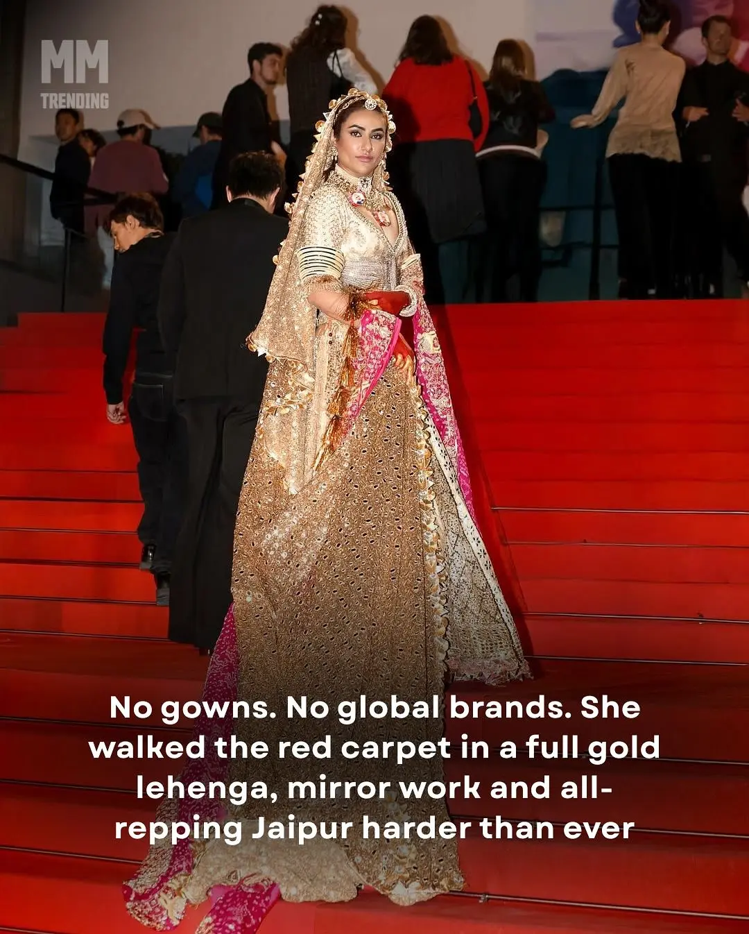 Ruchi Gujjar's Bold Necklace Turns Heads at Cannes