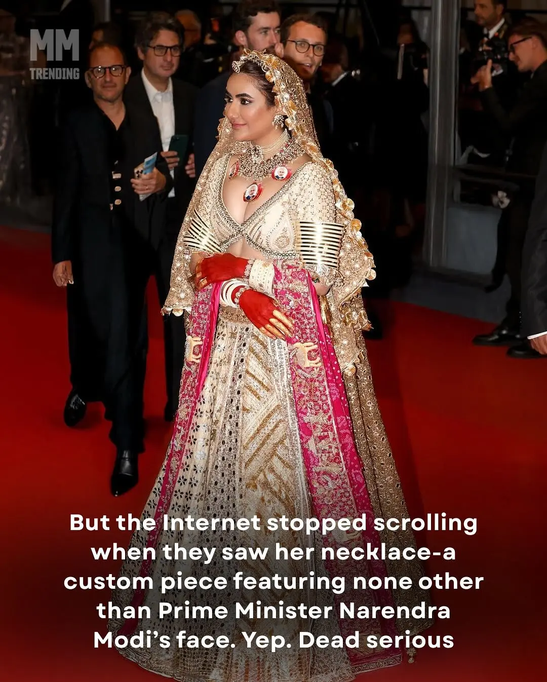 Ruchi Gujjar's Bold Necklace Turns Heads at Cannes