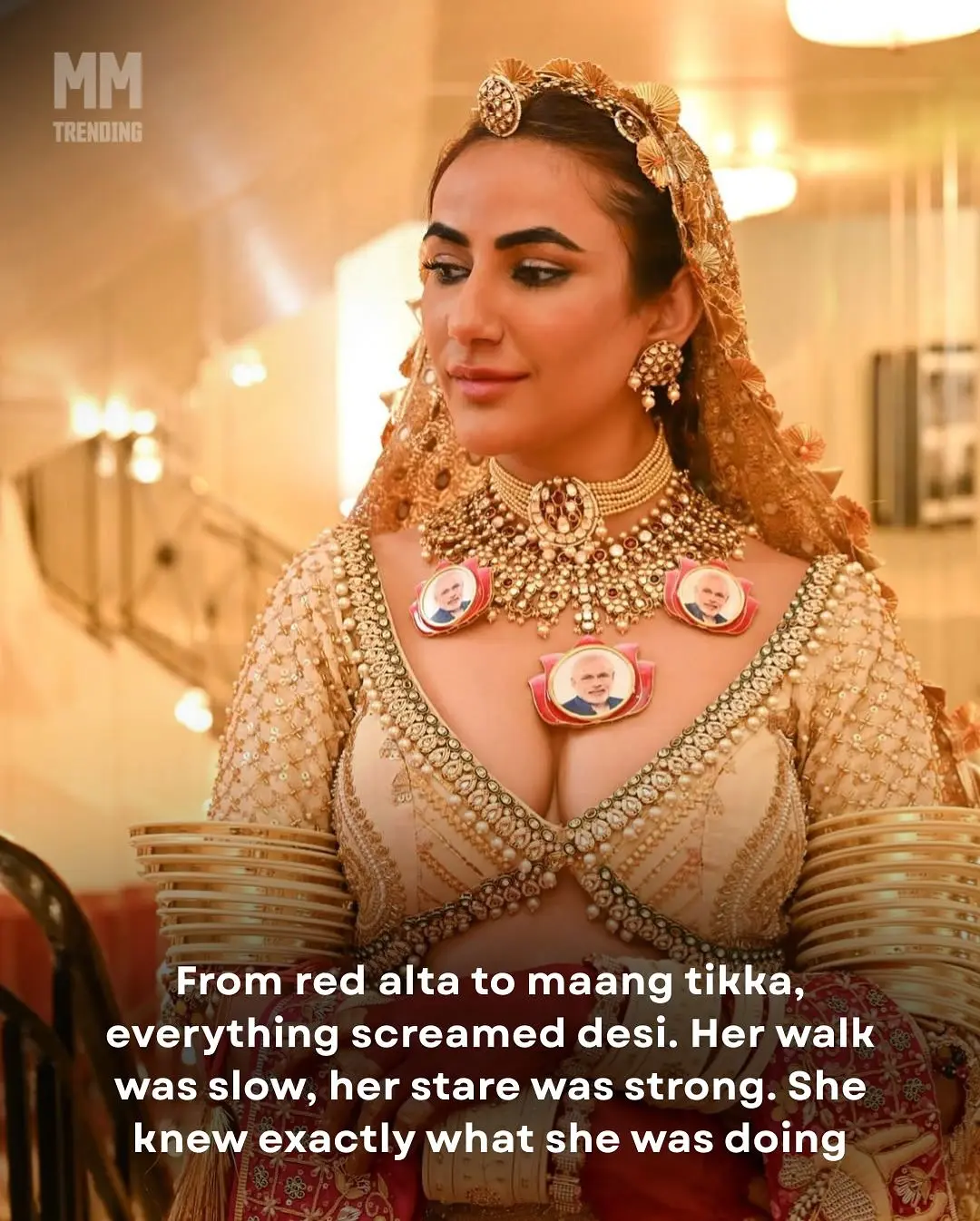 Ruchi Gujjar's Bold Necklace Turns Heads at Cannes