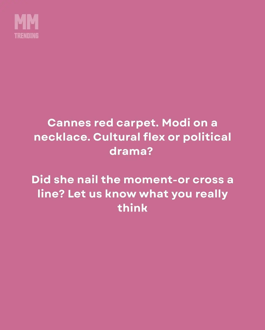 Ruchi Gujjar's Bold Necklace Turns Heads at Cannes