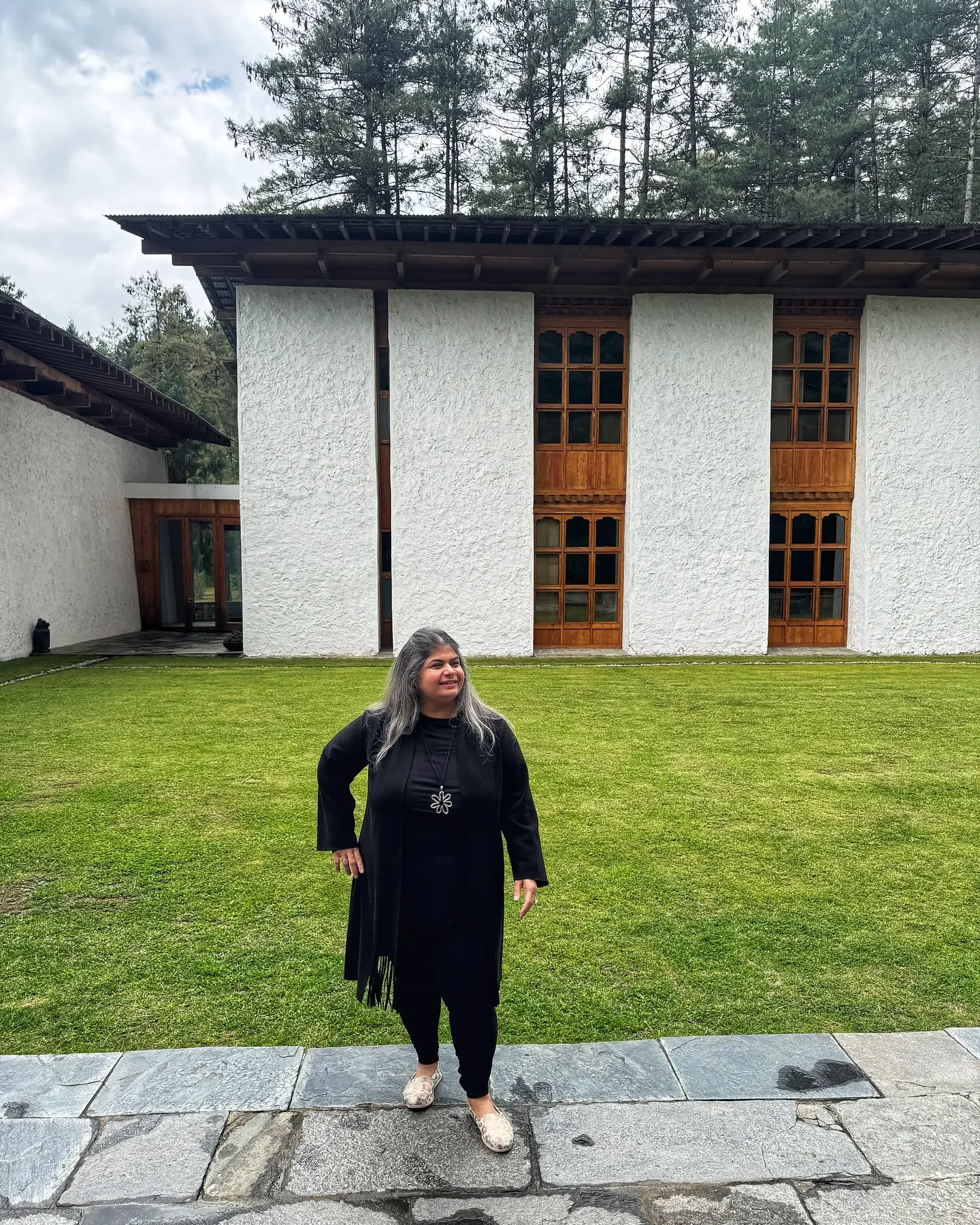Rupali Dean Embraces Bhutan’s Mountain Bliss Traveler explores calm highlands, finding solace away from life's relentless pace for sure.