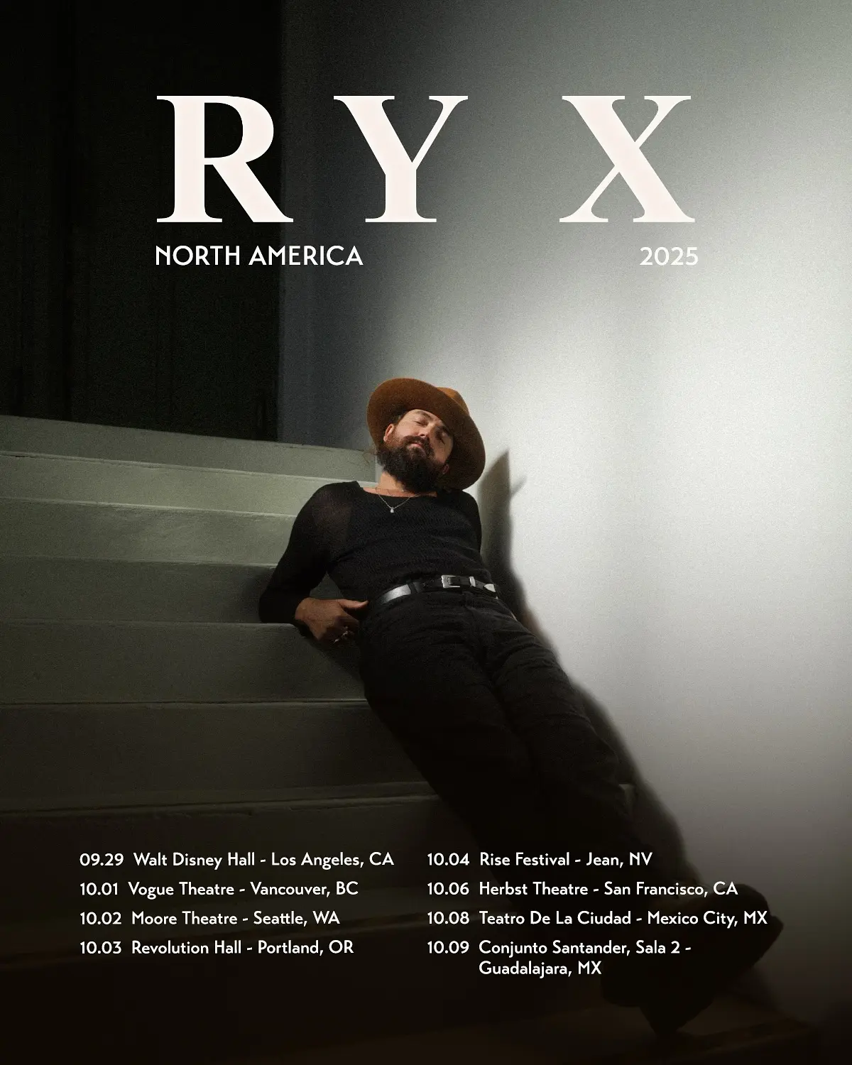 RY-X North America Fall Tour Announced
