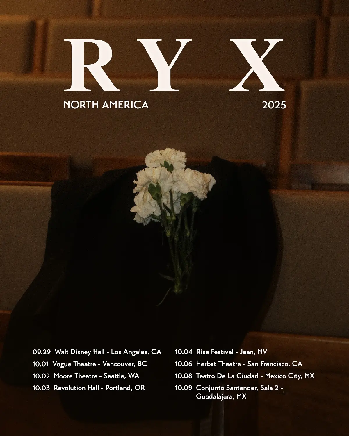 RY-X North America Fall Tour Announced