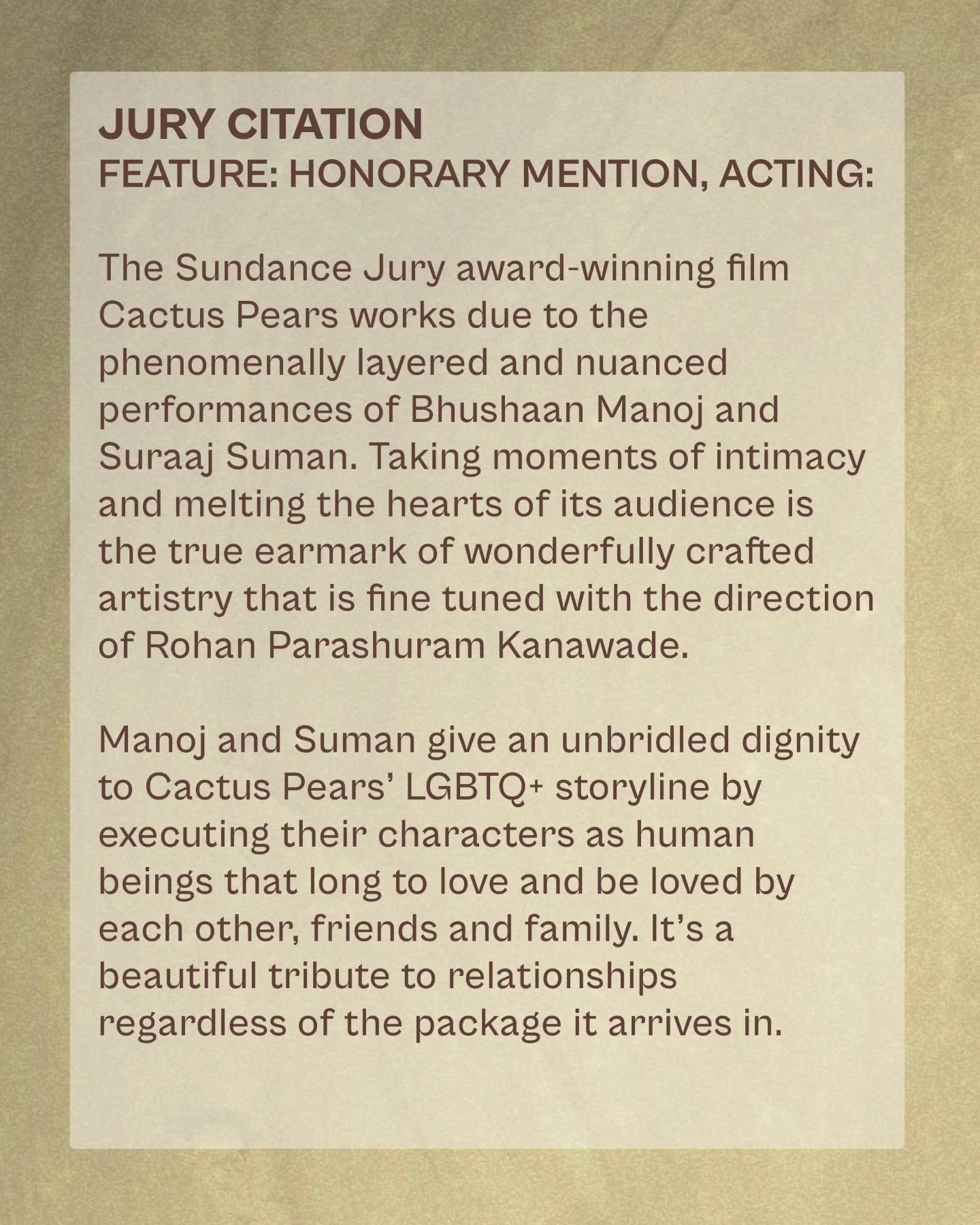 Sabar Bonda Triumphs at IFFLA