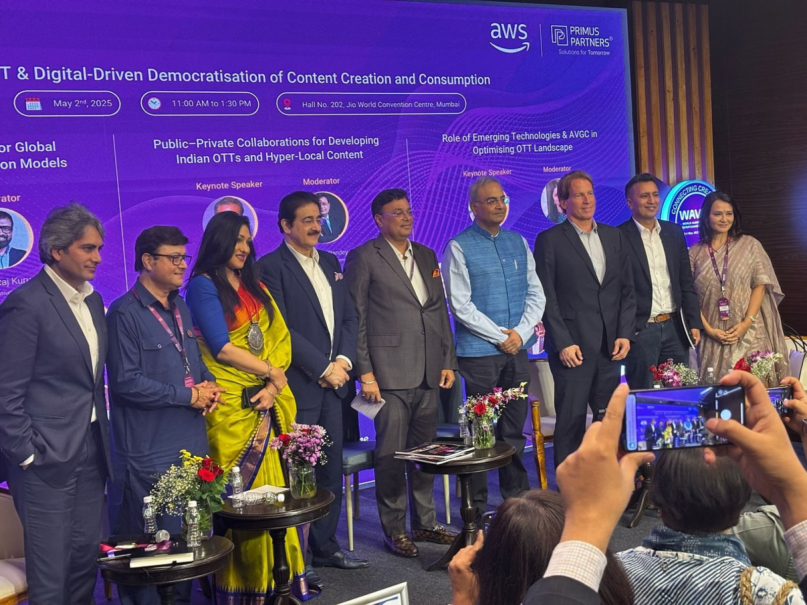 Veteran actor Sachin Pilgaonkar enchants audiences at Wavesummit India with charm & grace!