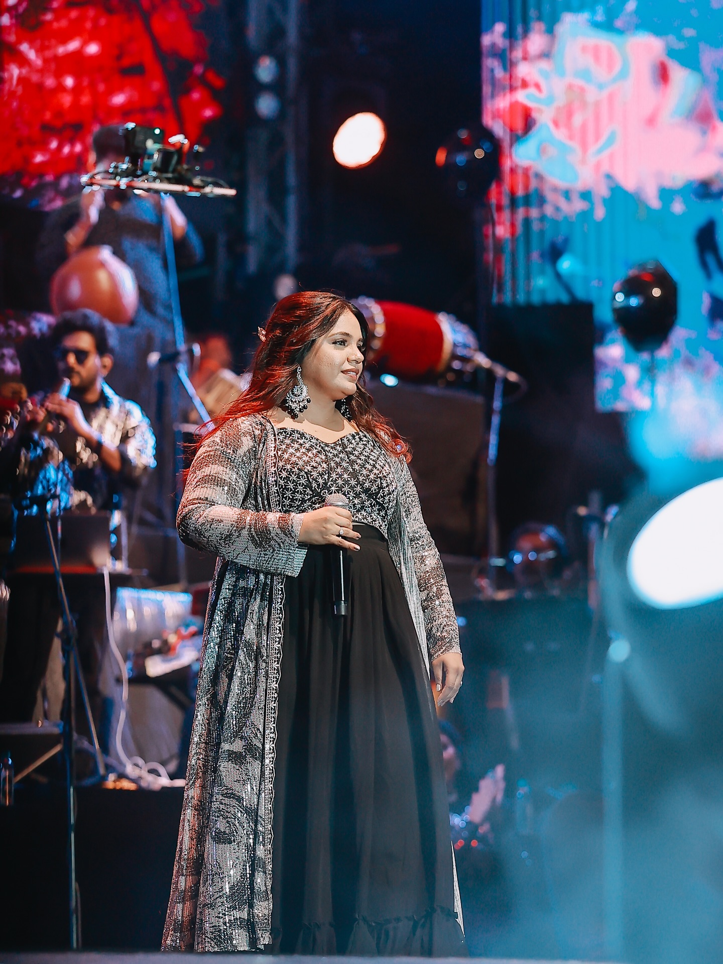 Saindhavi Illuminates Stage With Passionate Performance Every show forms a soulful bond as Saindhavi shares joy, passion on stage tonight. Always