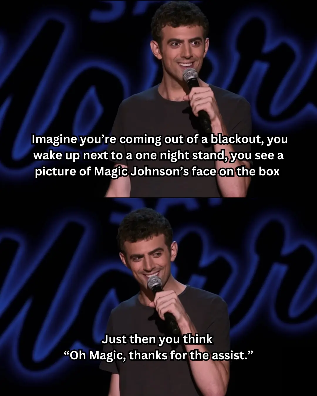 Sam Morril Serves Up A Basketball Joke