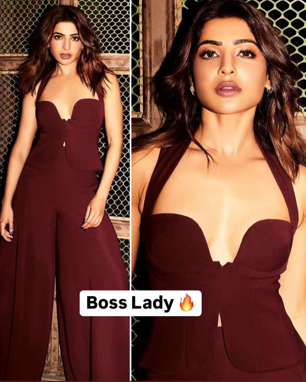 Celebrity Samantha radiates confidence and strength, blending grace with unmatched allure.