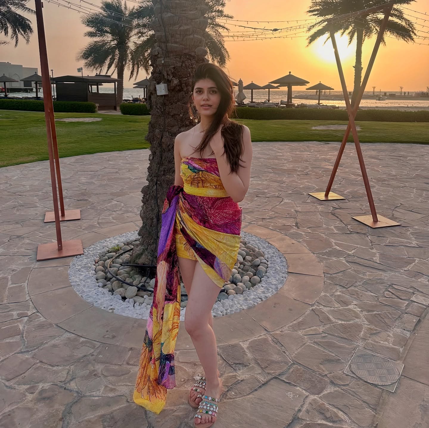 Sanjana Sanghi Embraces Cinematic Beach Vibes