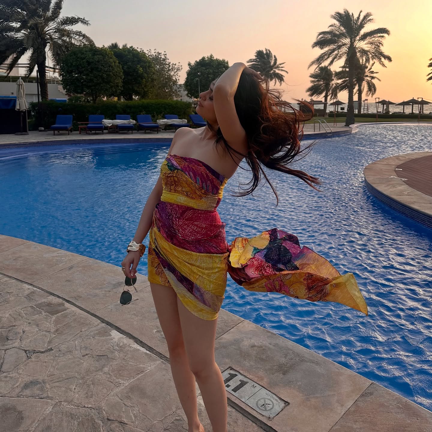 Sanjana Sanghi Embraces Cinematic Beach Vibes