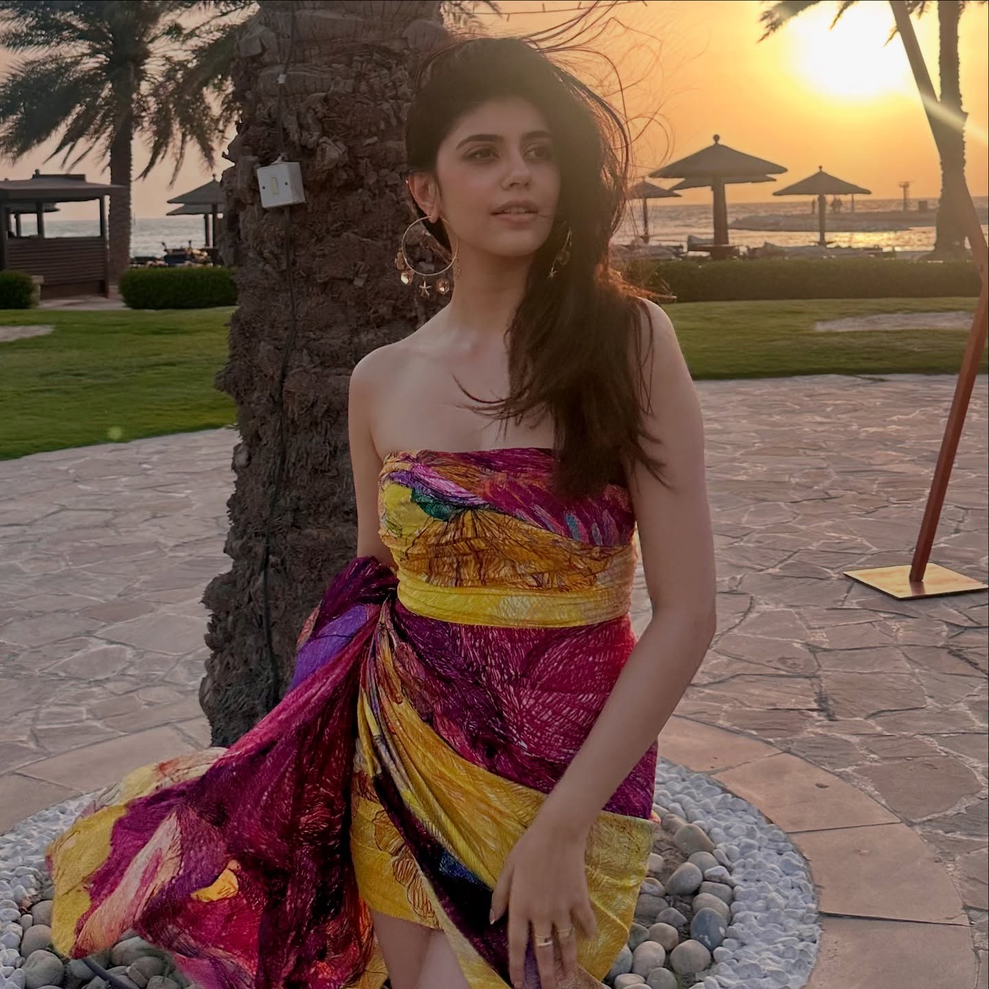 Sanjana Sanghi Embraces Cinematic Beach Vibes
