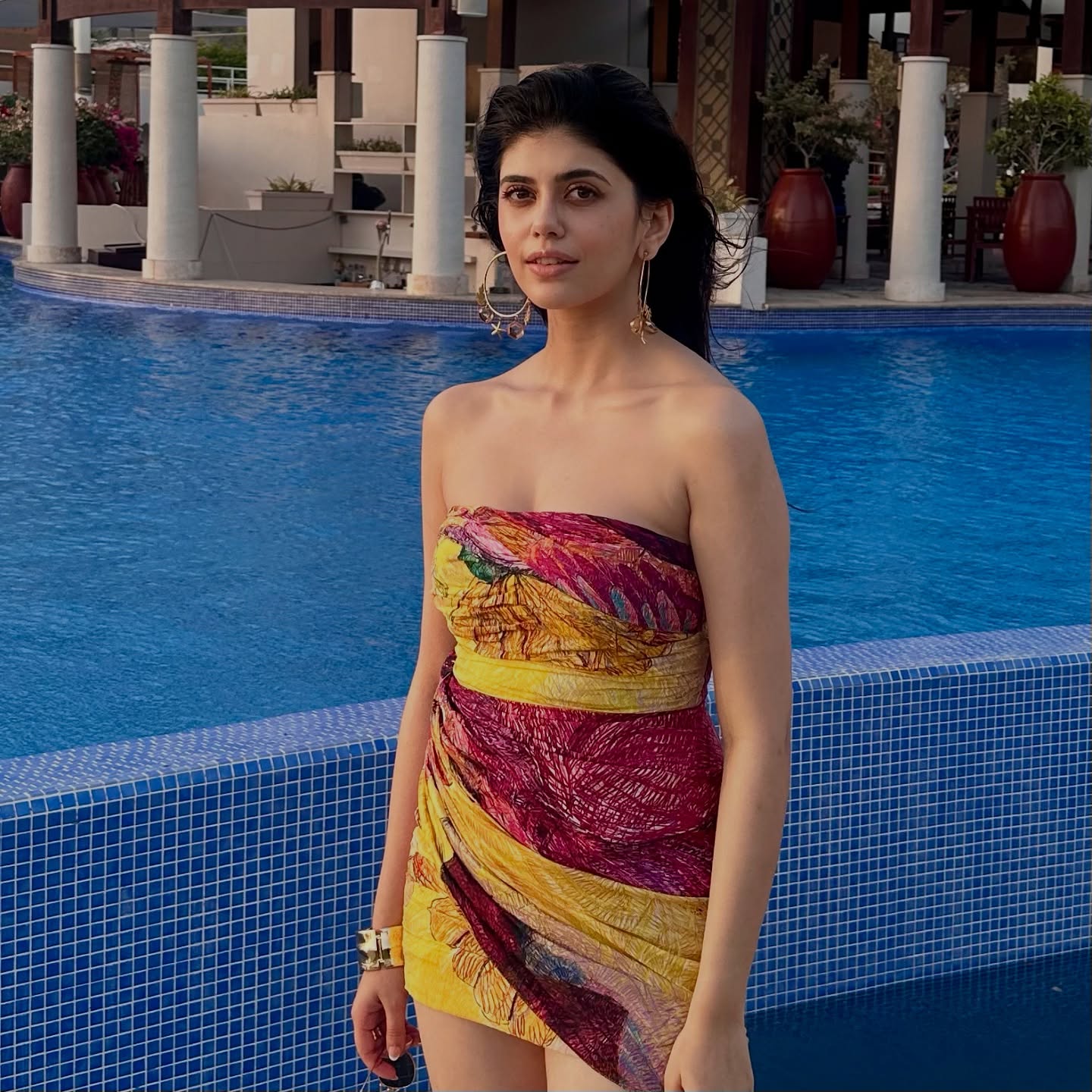 Sanjana Sanghi Embraces Cinematic Beach Vibes