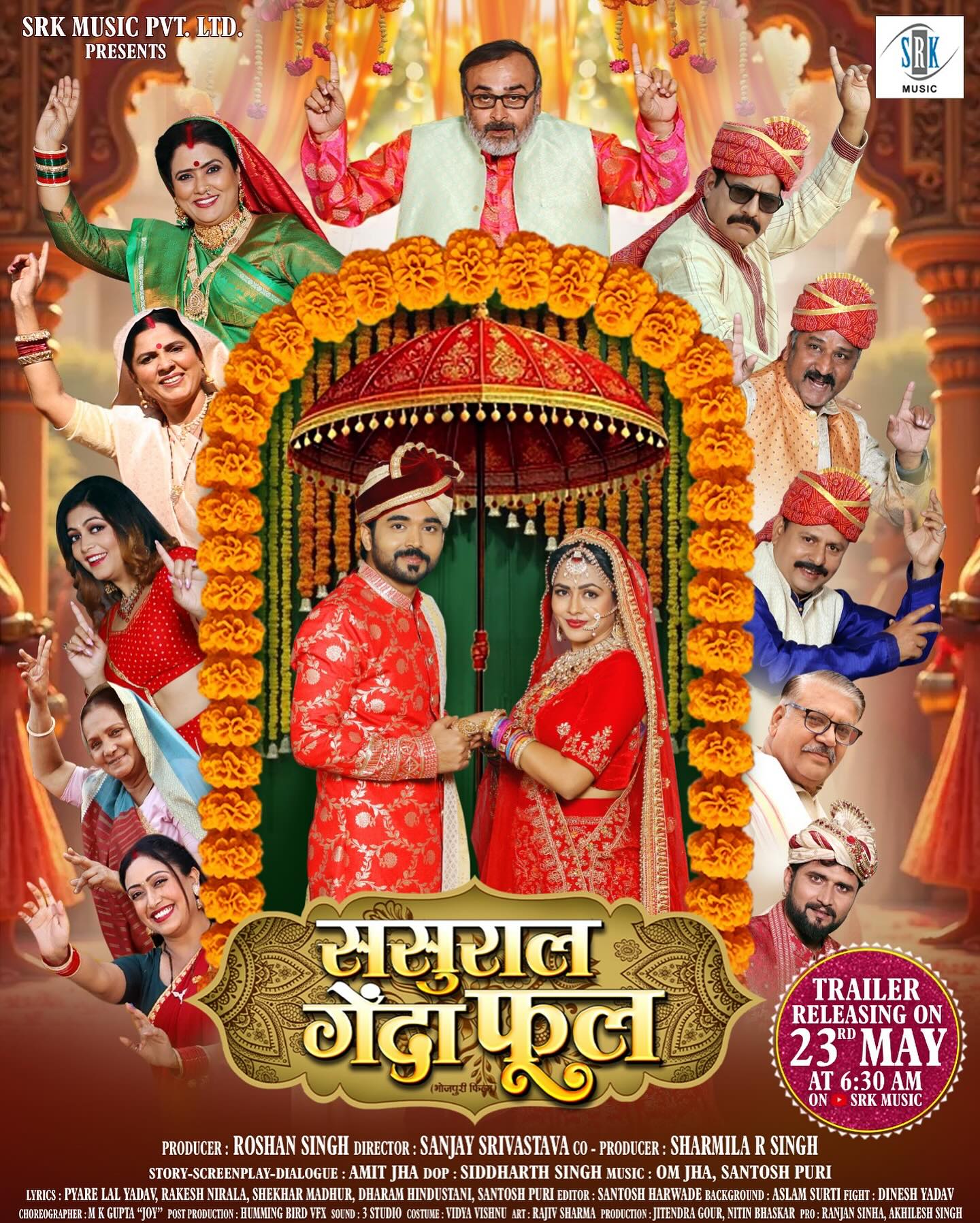 Sasural Genda Phool Trailer Release Sasural Genda Phool trailer debuts May 23 at 6:30 AM on SRK Music; catch the buzz now!!!!