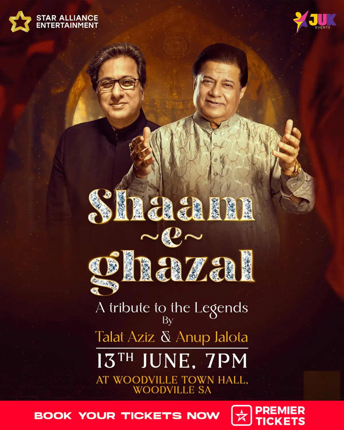 Experience a night of magical melodies as ghazal legends unite in soulful homage, tonight!!