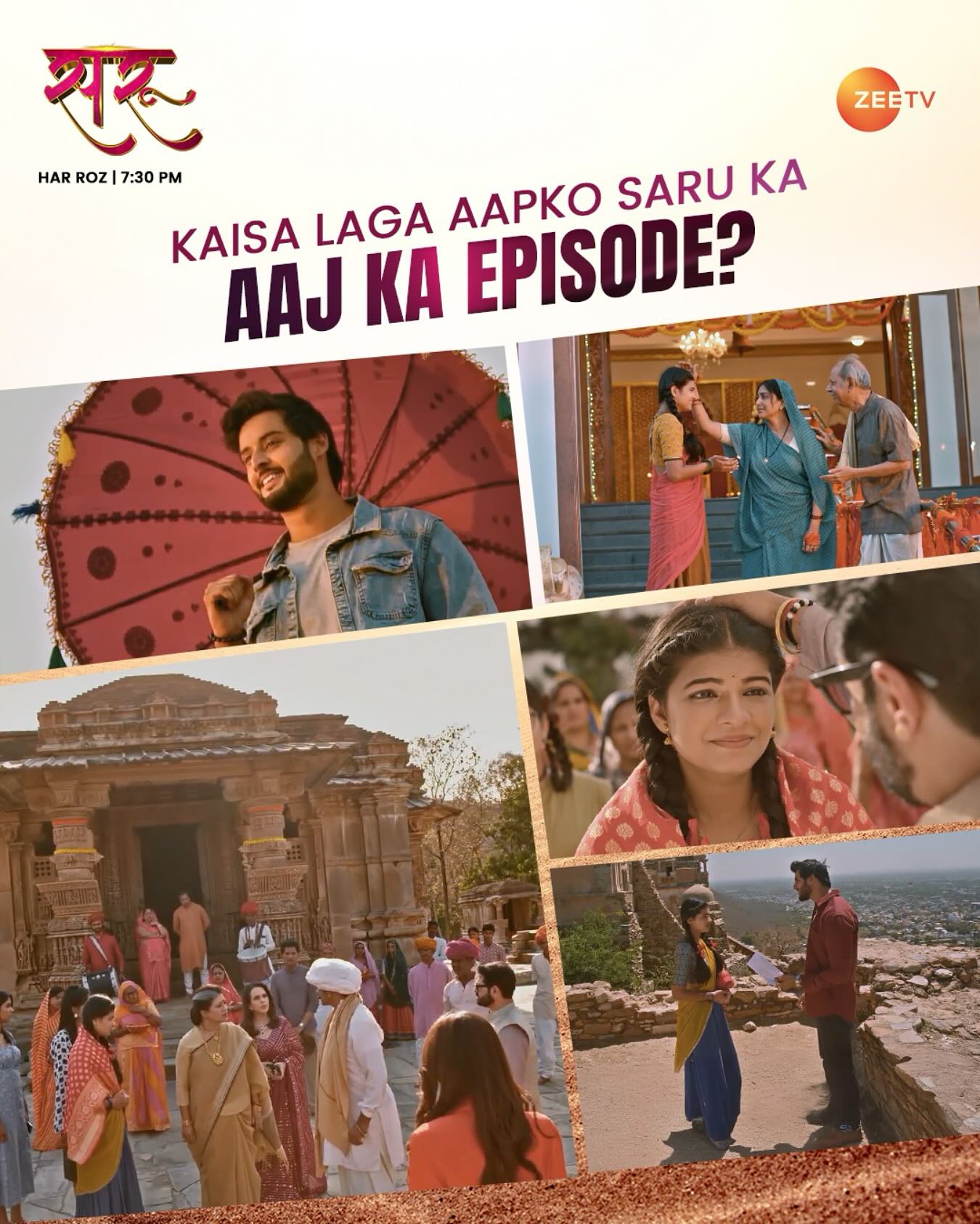 Shagun Ved Birla Shines In New Saru Promo Experience tonight’s magic on air as vibrant energy meets prime-time allure on ZeeTV now!!