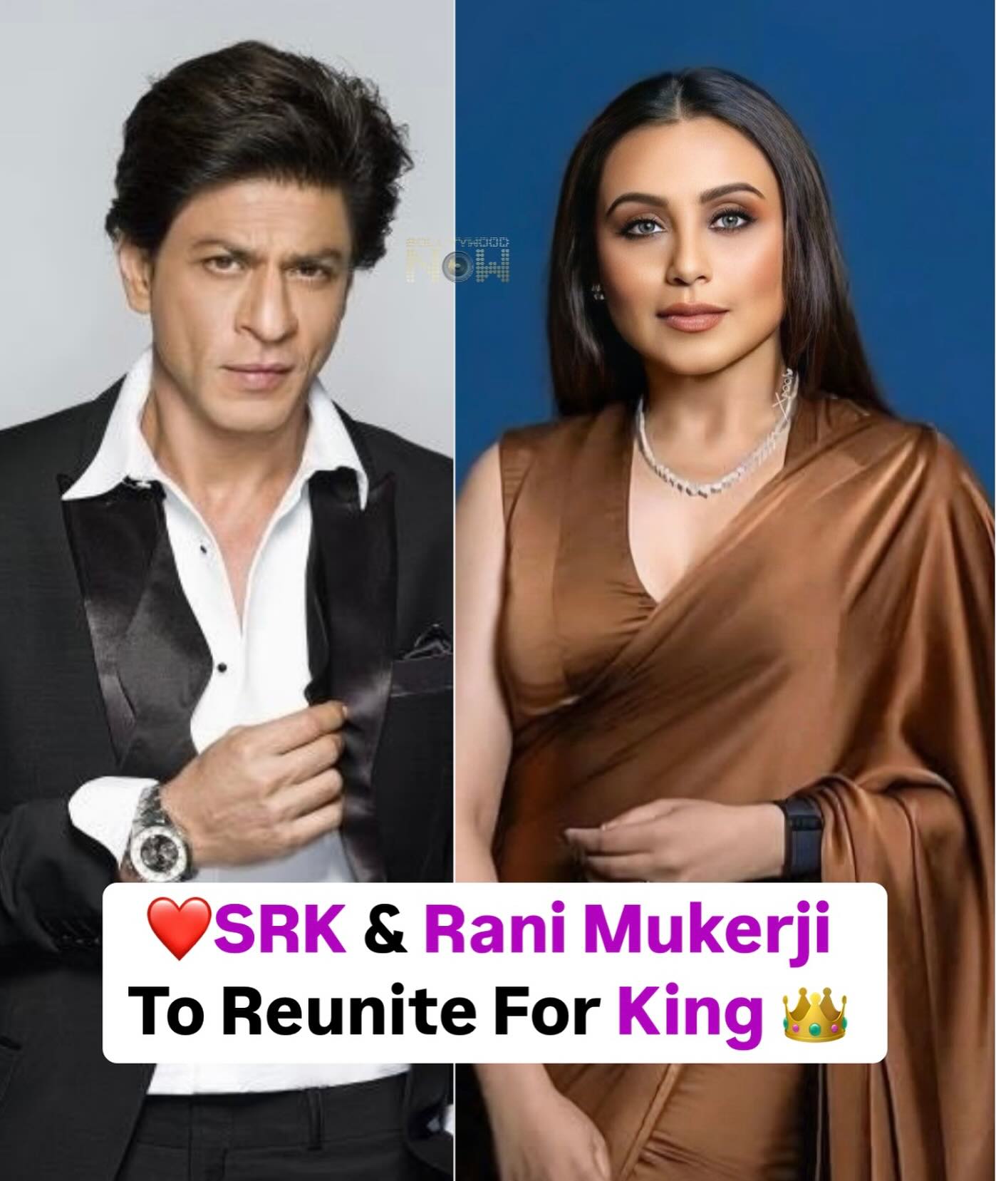 Shah Rukh Khan And Rani Mukerji Reunite In King Bollywood’s power duo joins an action-packed thriller with Deepika, Abhishek, and Suhana!!