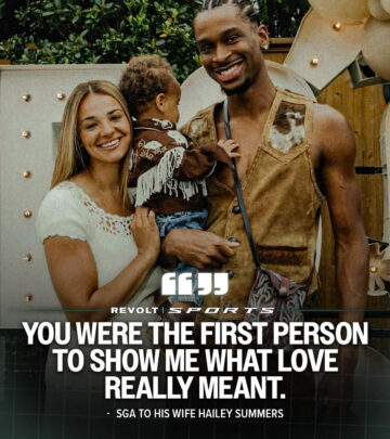 Shai honors family support at his MVP speech, celebrating a deep bond on and off the court.