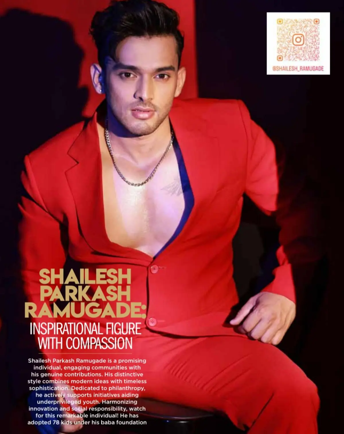 Shailesh Ramugade Sparks Bollywood Revolution Filmfare's April edition spotlights Ramugade, whose Baba Foundation is transforming lives!