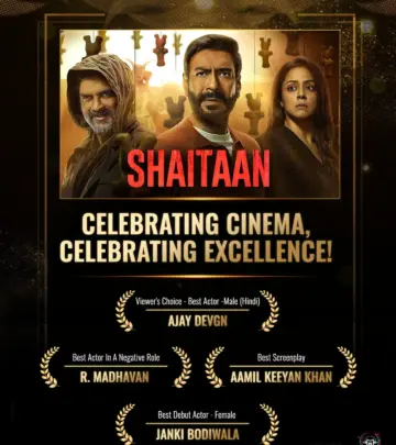 Shaitaan Secures 4 Zee Cine Awards Nominations