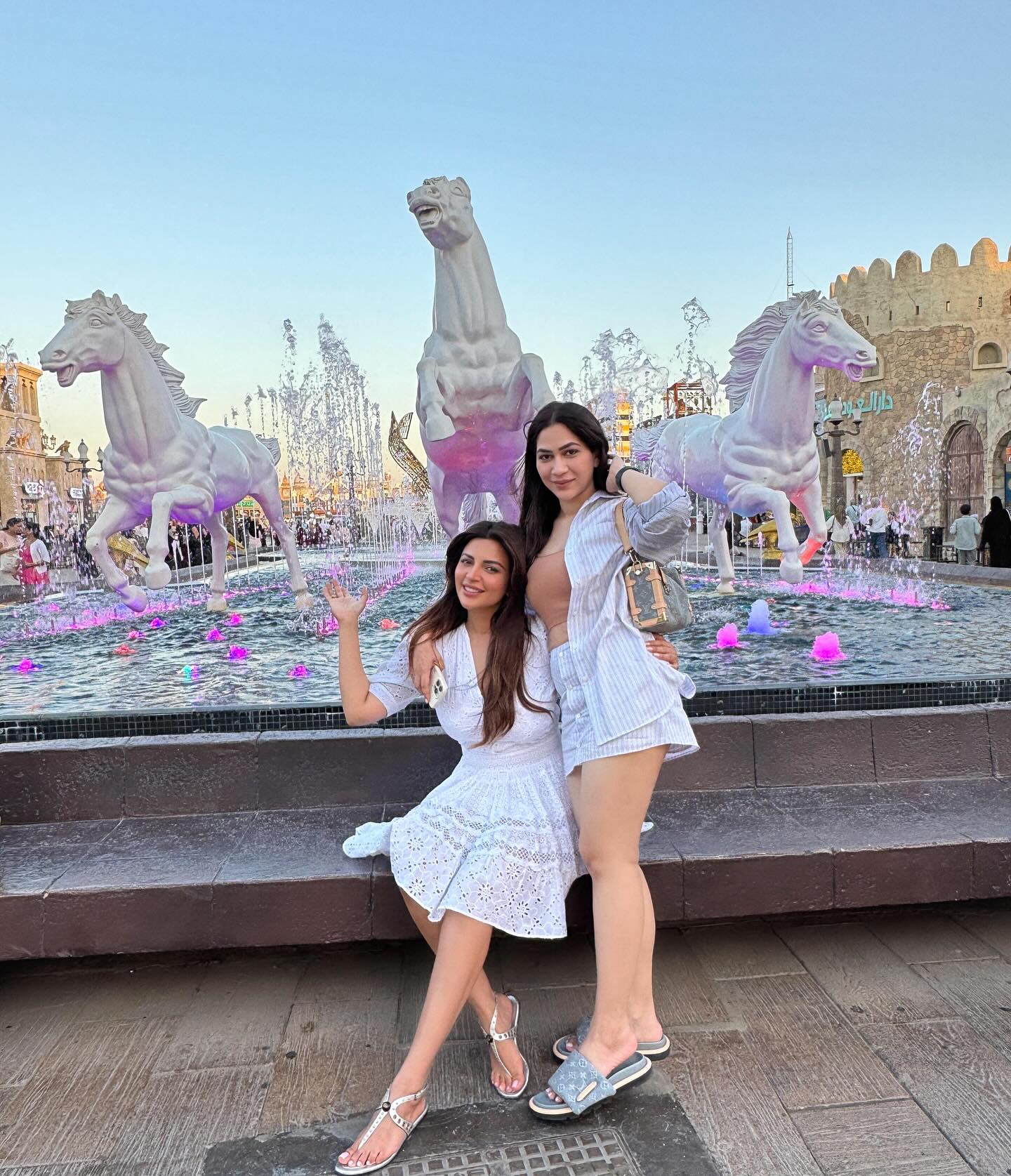 Shama Sikander's Pink Statement In Dubai