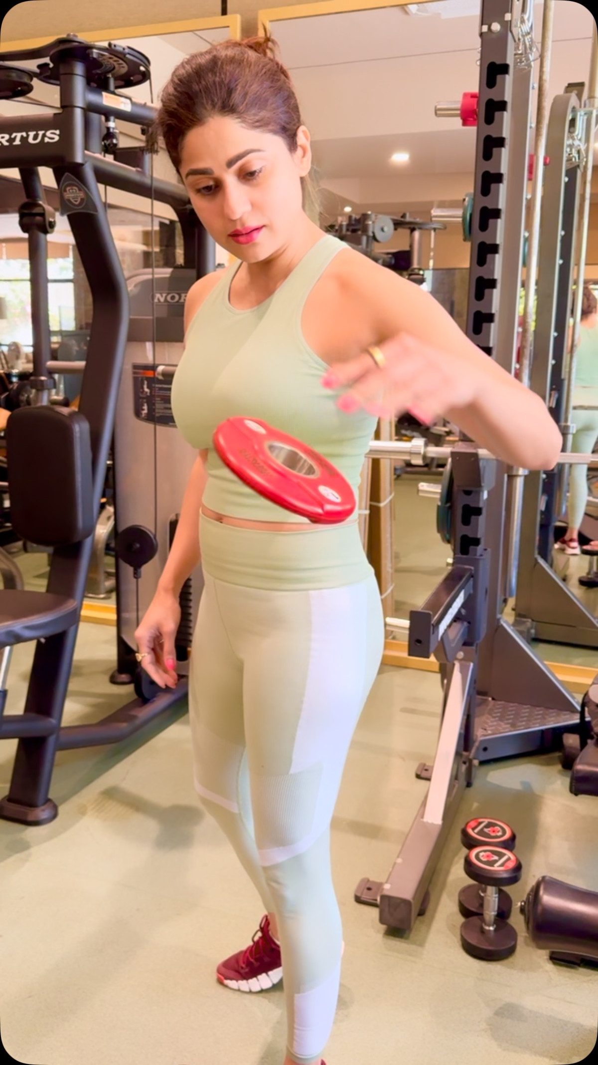 Shamita Shetty Embraces Gym Challenge At Club RPM Shamita Shetty takes on a bold gym challenge at Club RPM, sparking inspiration among fans!