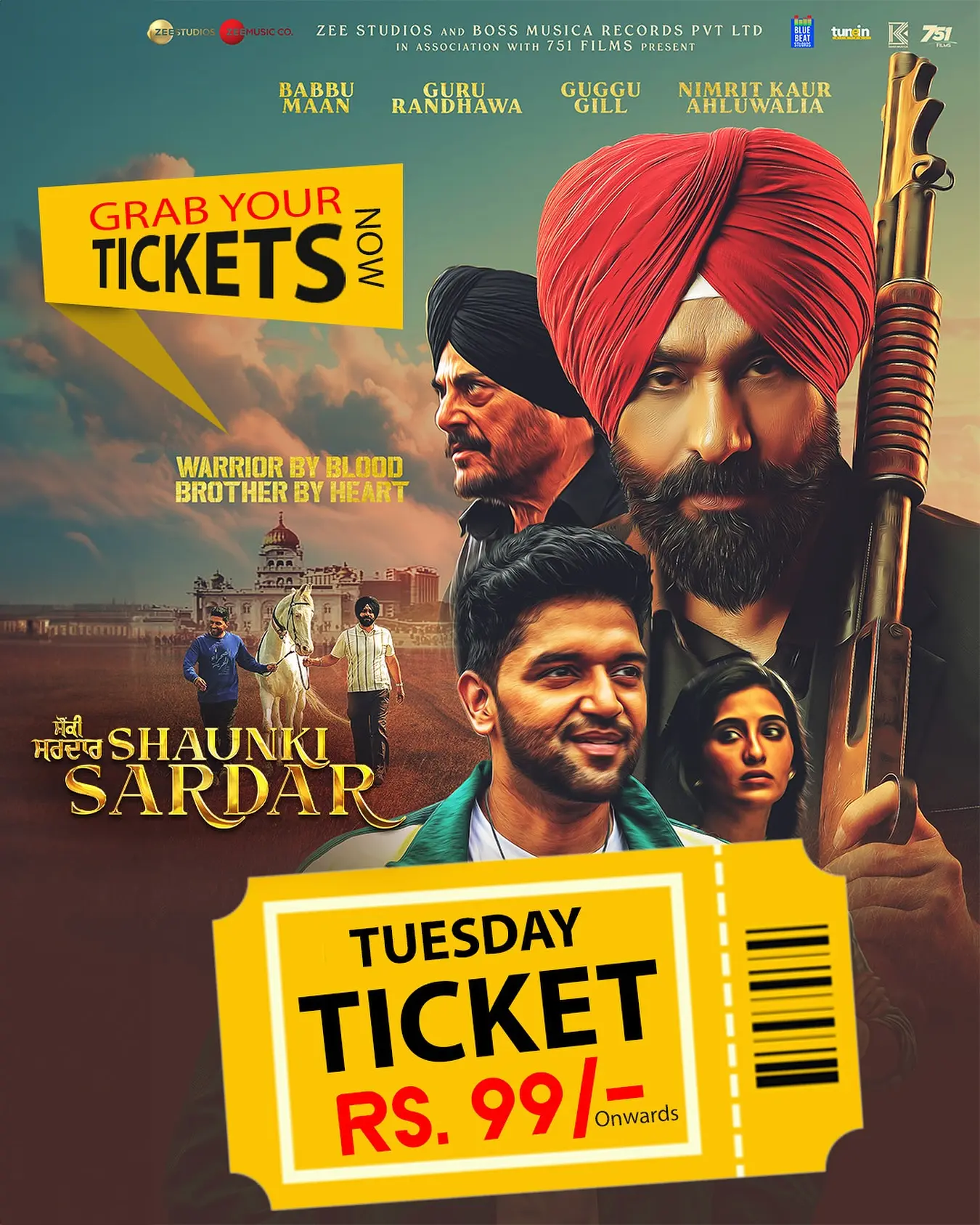 Shaunki Sardar: A Thrilling Family Saga On The Big Screen A riveting blend of family bonds, romance, heartbreak and high-octane action – ticket sale