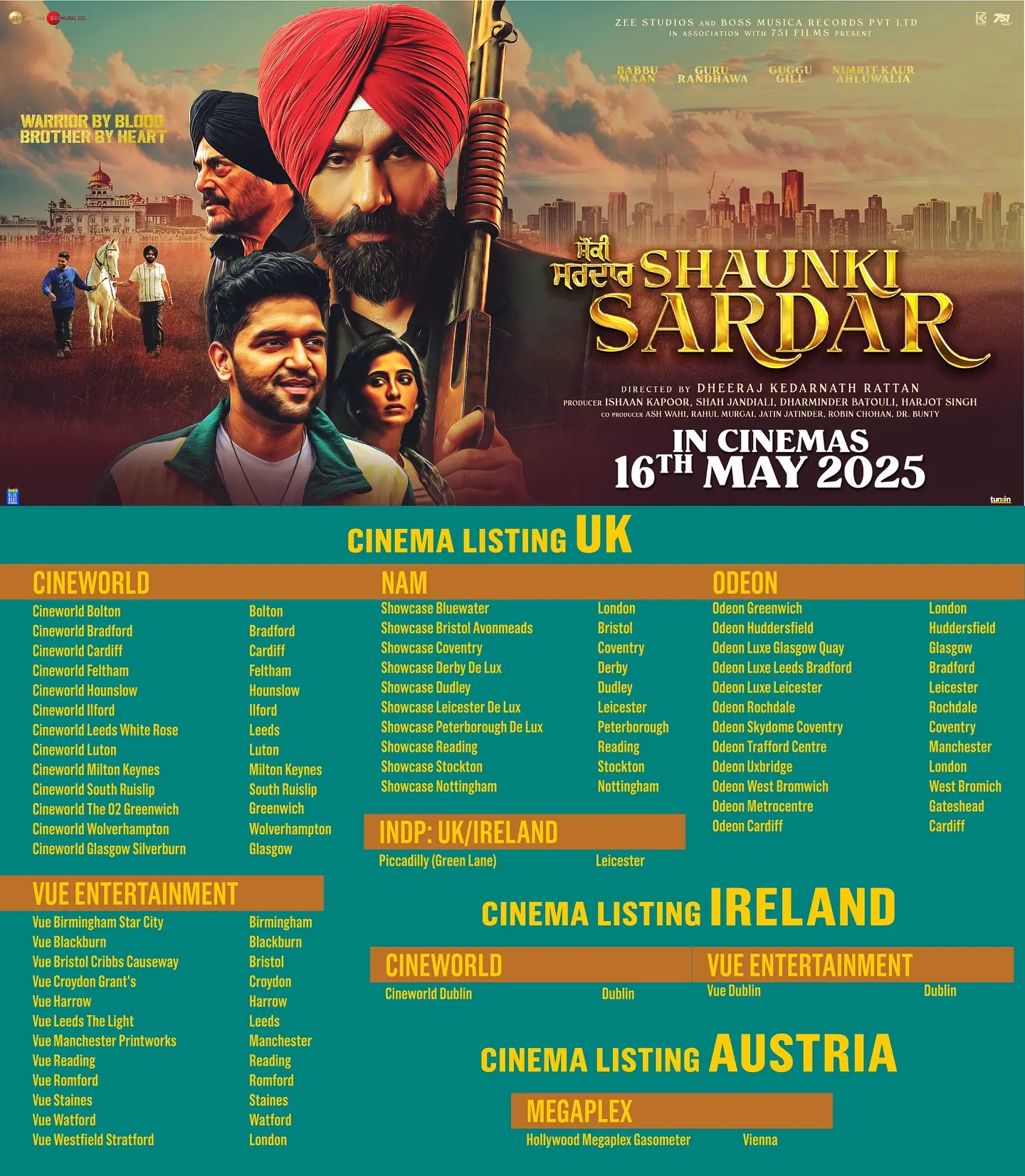 Shaunki Sardar Overseas Ticket Booking Open