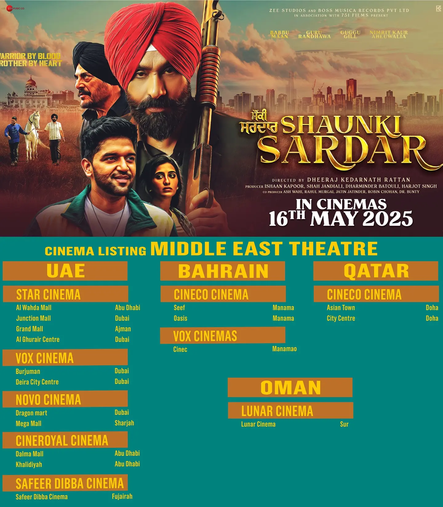 Shaunki Sardar Overseas Ticket Booking Open