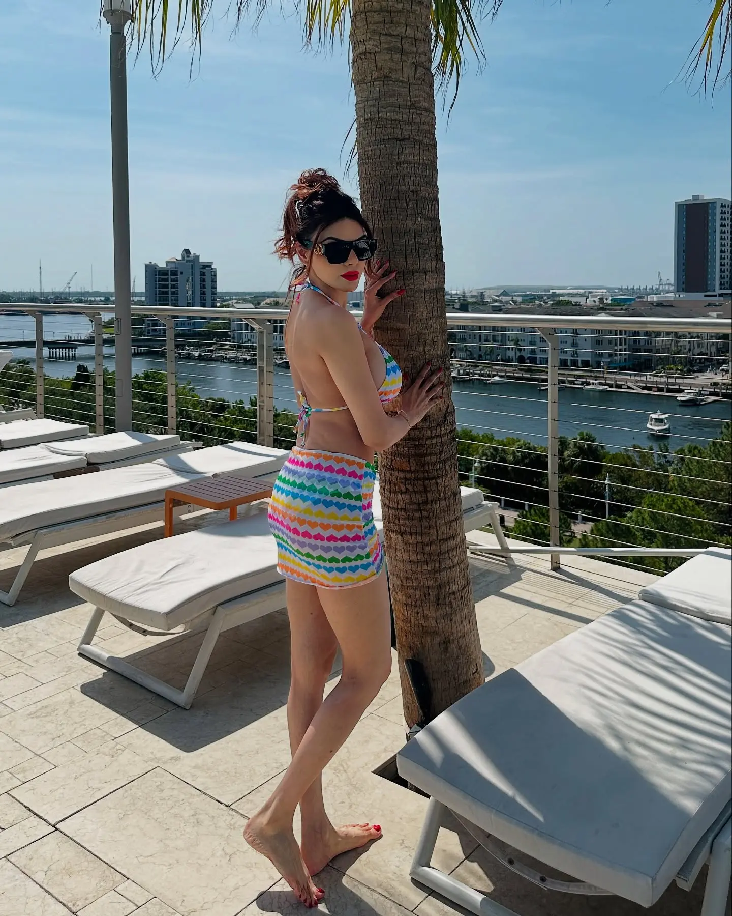 Sherlyn Chopra’s Florida Vacation Vibes