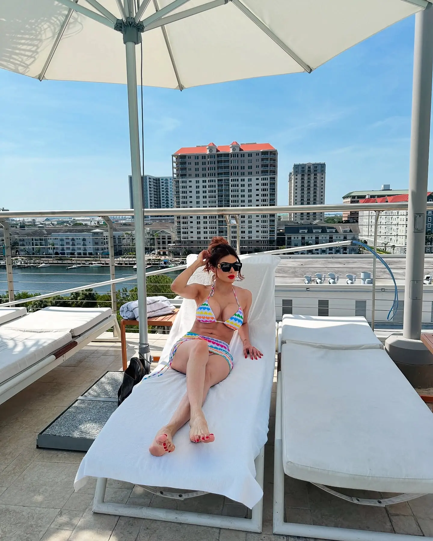 Sherlyn Chopra’s Florida Vacation Vibes