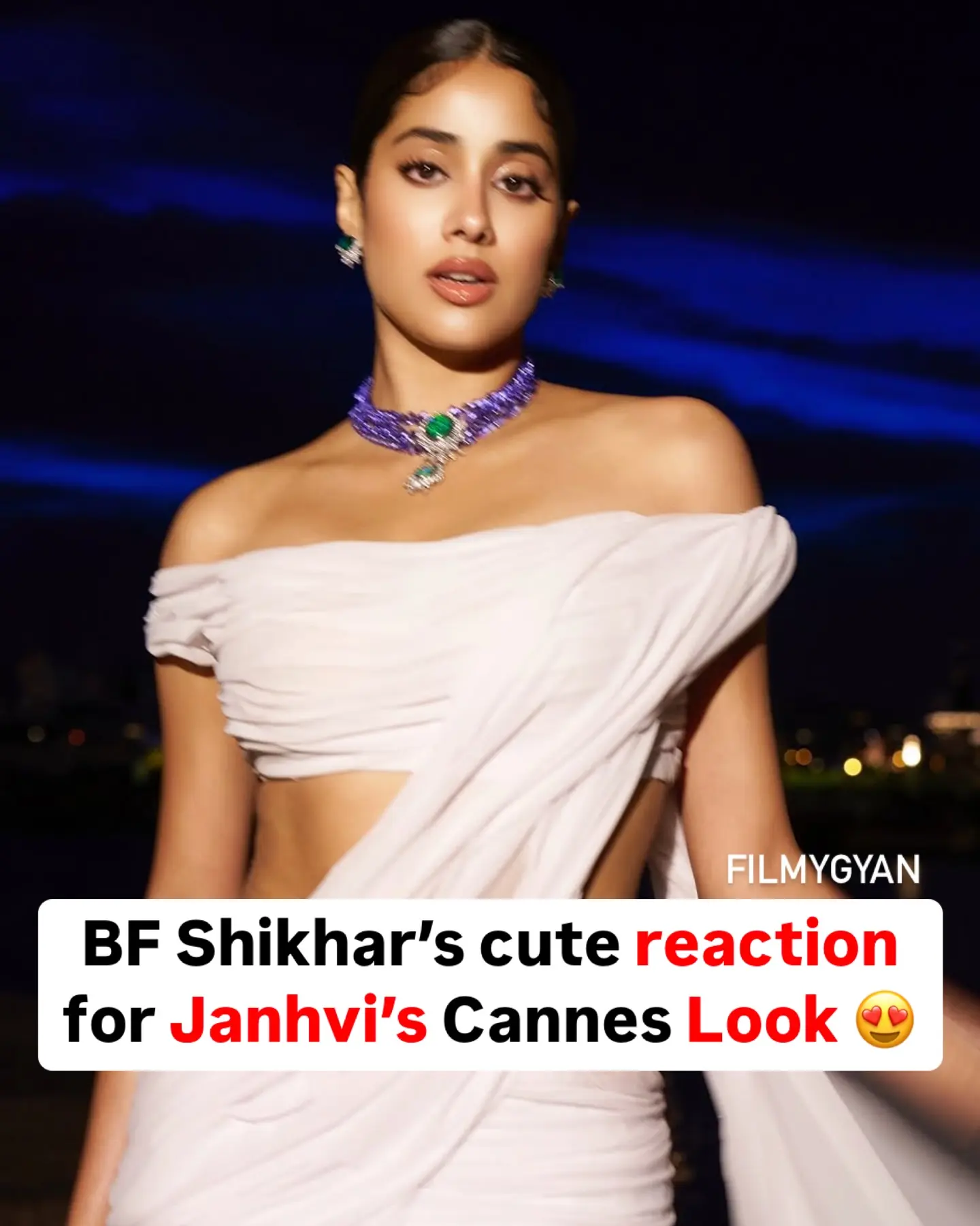 Shikhar’s Cute Comment Lights Up Janhvi’s Day A delightful moment as Shikhar’s sweet words for Janhvi captivate loyal fans in style wow