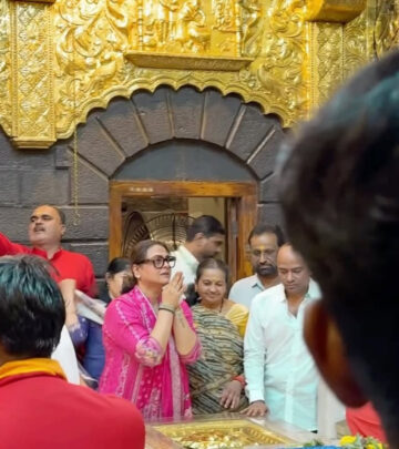 Shilpa Shirodkar Embraces Spirituality In Shirdi