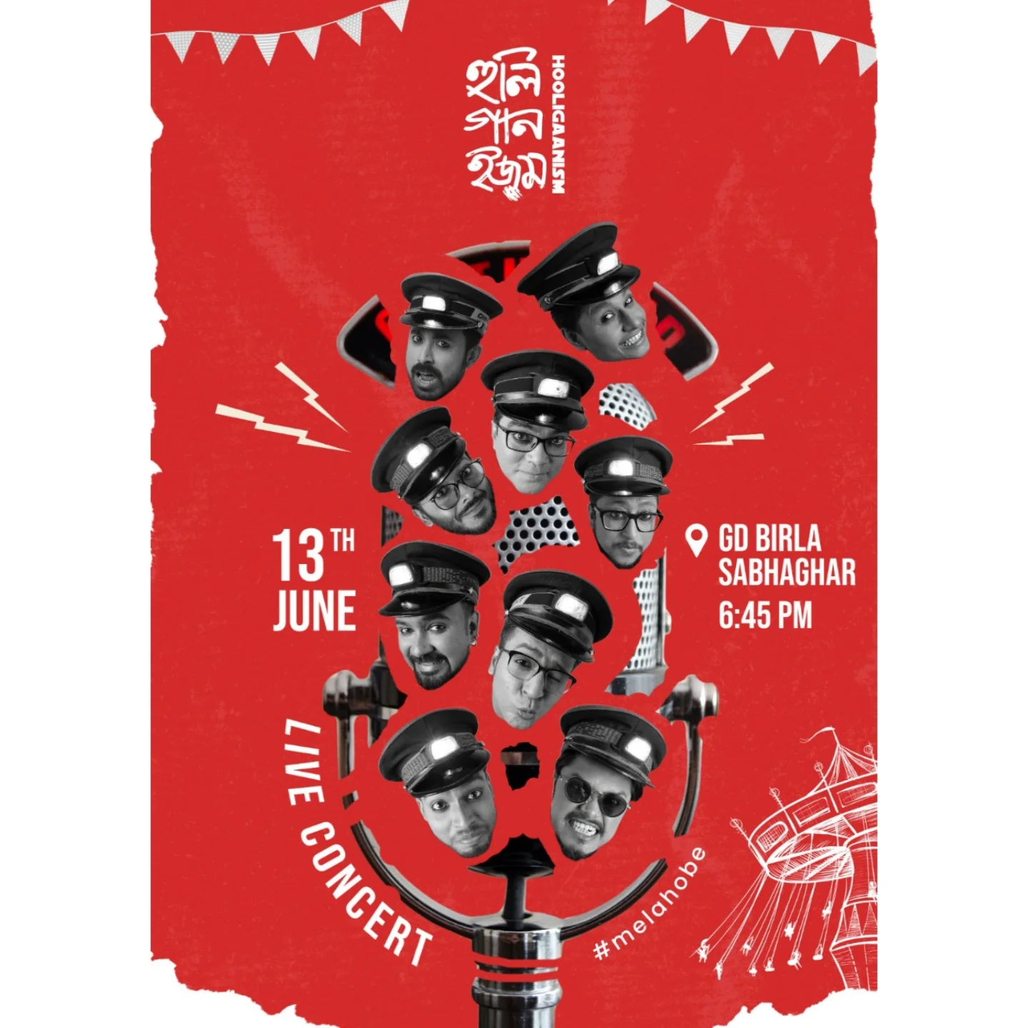 Join the festival as Anirban Bhattacharya sparks a vibrant live musical celebration today