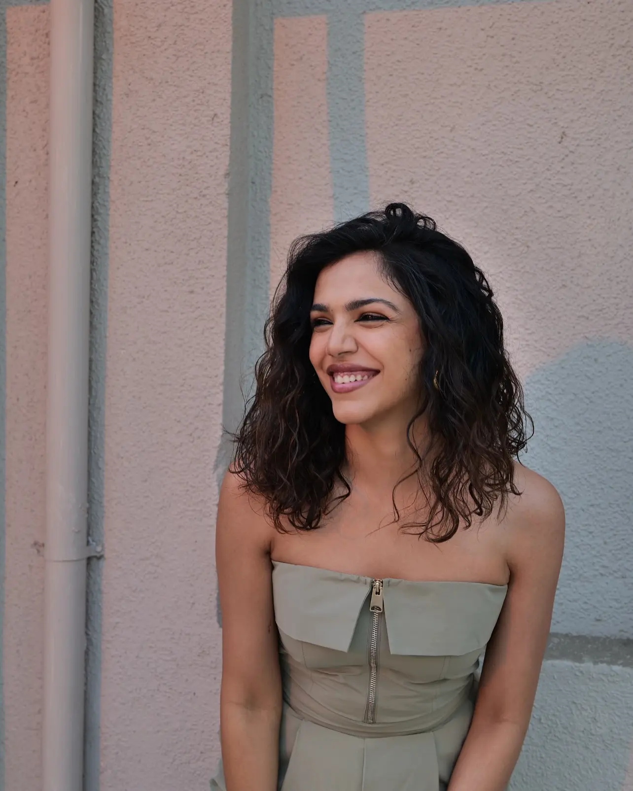 Shriya Pilgaonkar Enjoys Golden Hour on Terrace