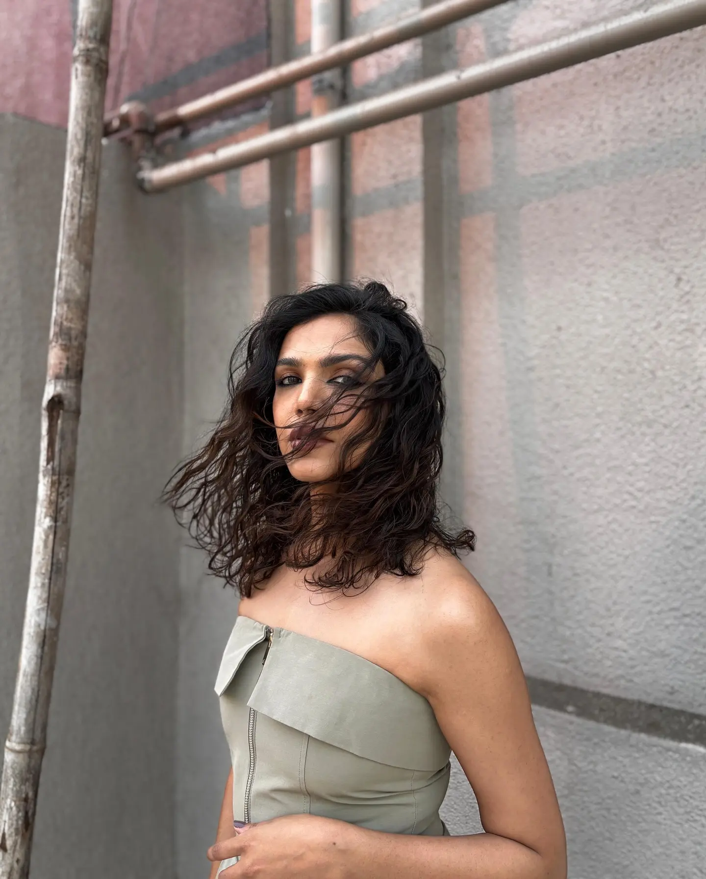 Shriya Pilgaonkar Enjoys Golden Hour on Terrace