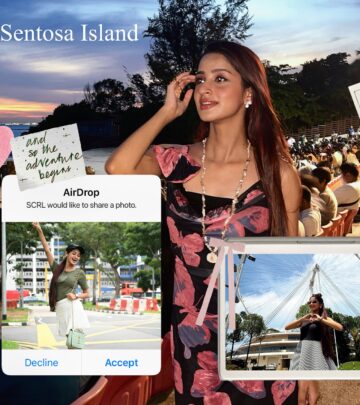 Vibrant journey in Singapore: young girl explores cityscapes and dreams with bold energy!