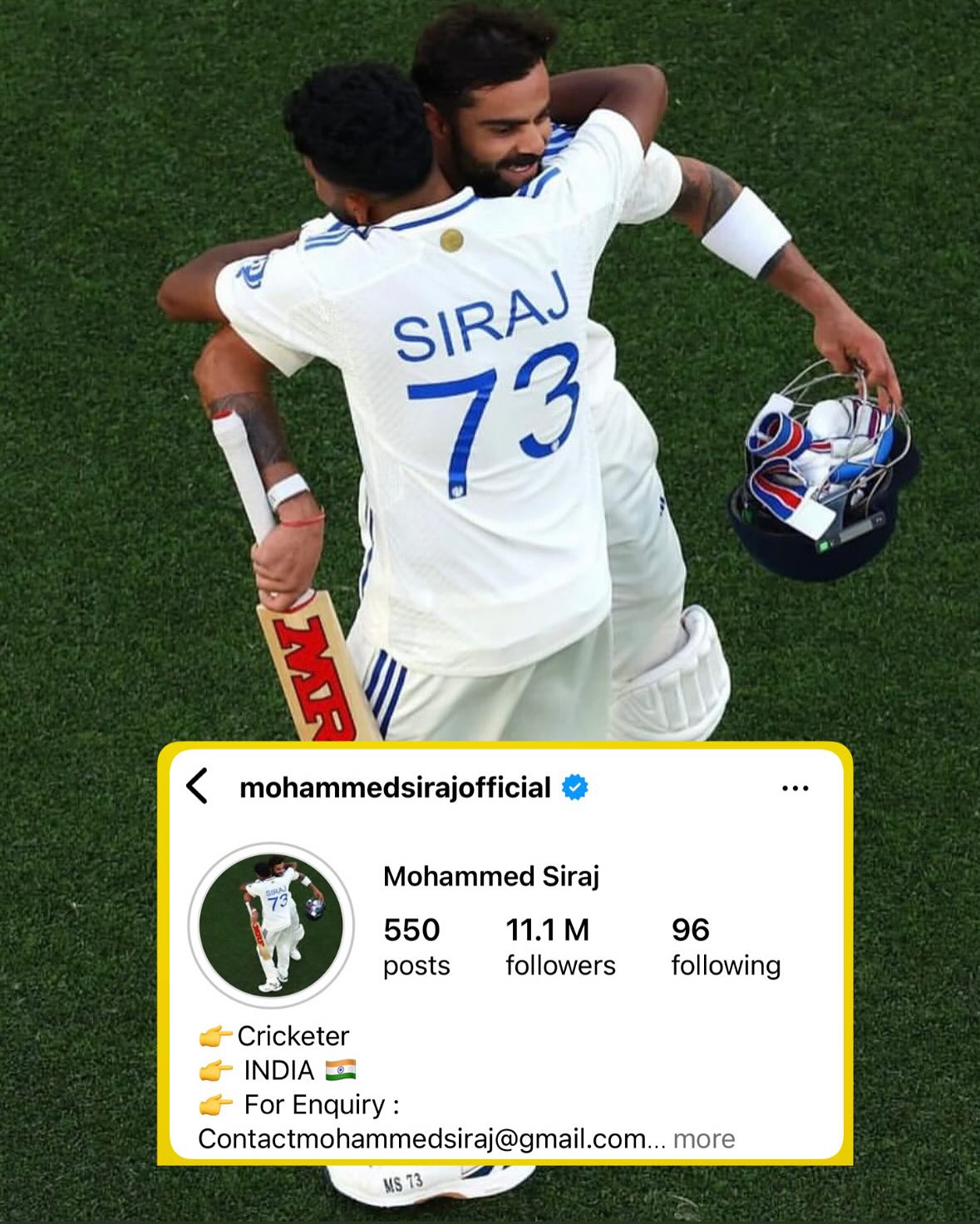 Siraj Pays Tribute In Iconic Test Jerseys