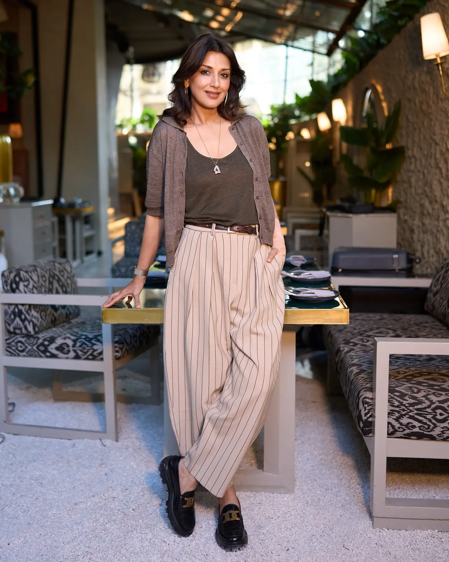 Sonali Bendre Steps Into Day With Coffee Vibes