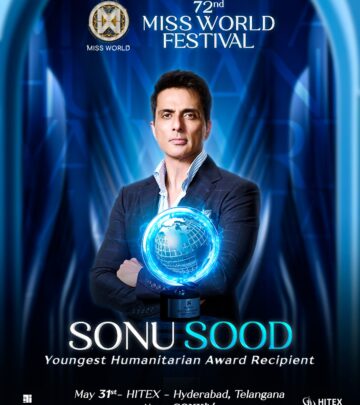 Sonu Sood Honored With Humanitarian Award At Miss World