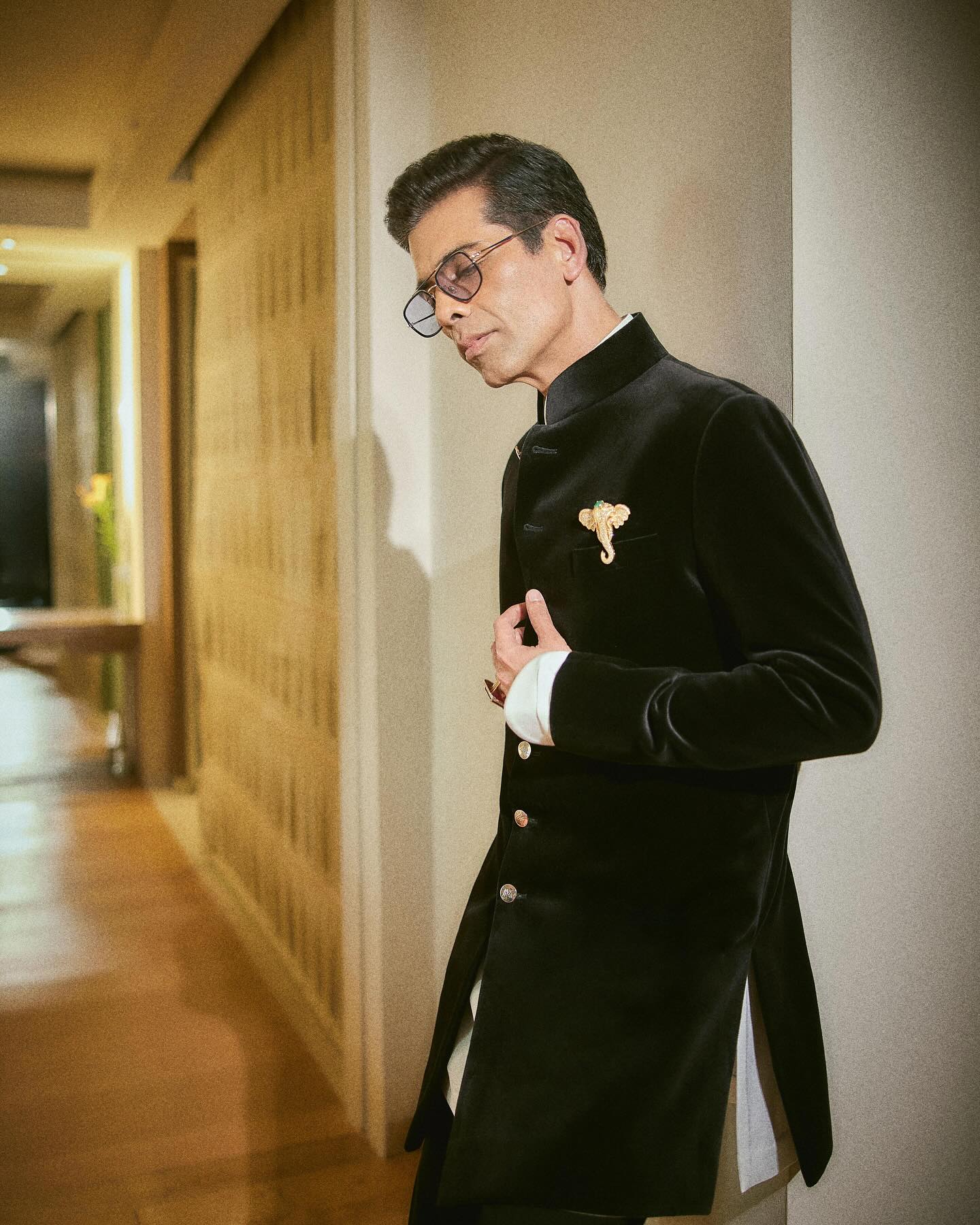 Stunning Black Look Styled By Manish Malhotra