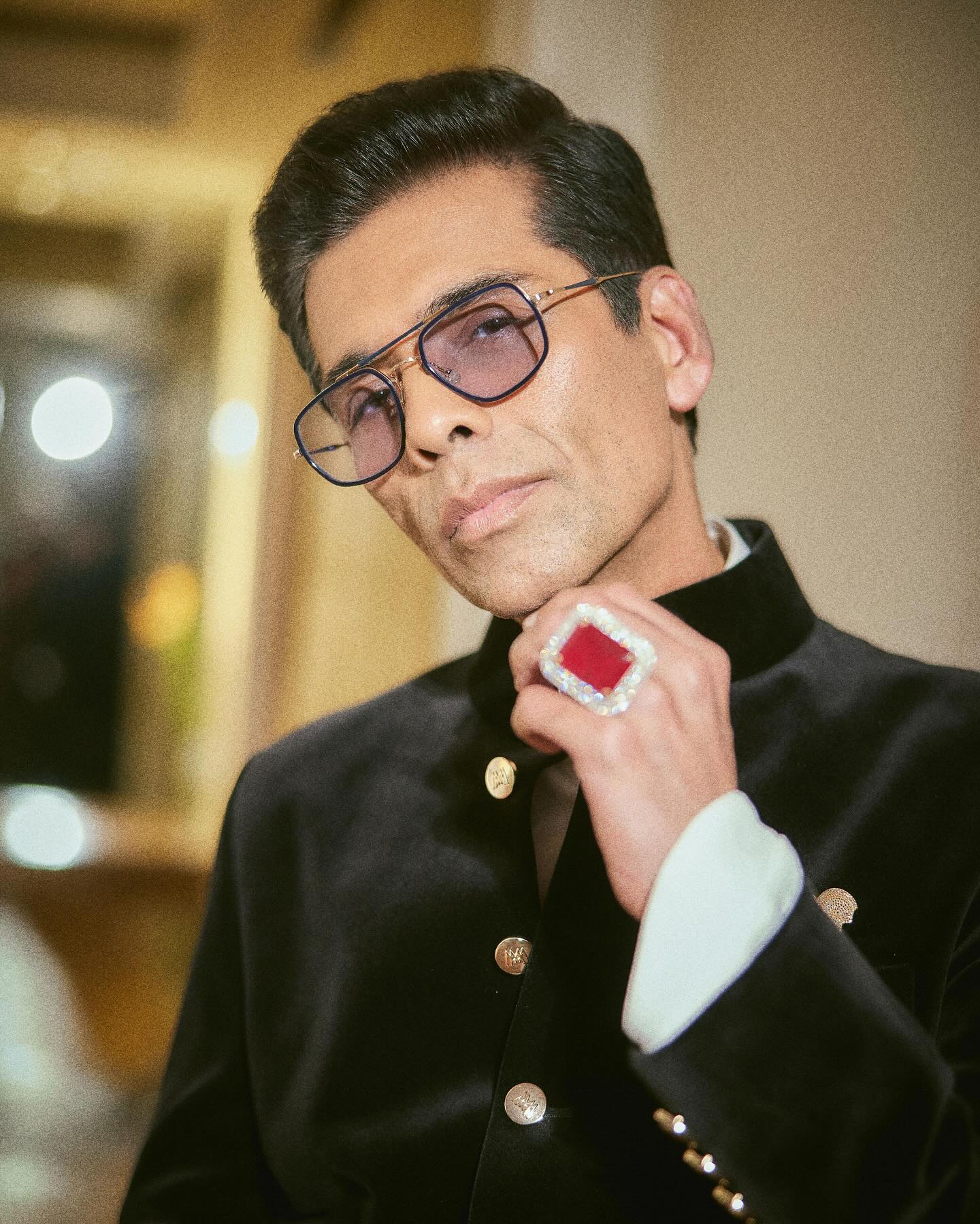 Stunning Black Look Styled By Manish Malhotra