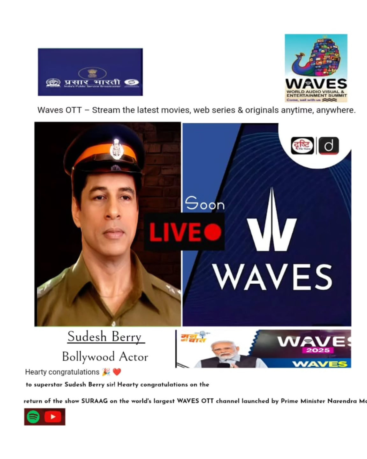 Sudesh Berry’s Iconic Show ‘Suraag’ Revives Celebrating a new chapter in digital storytelling with iconic bollywood revival.