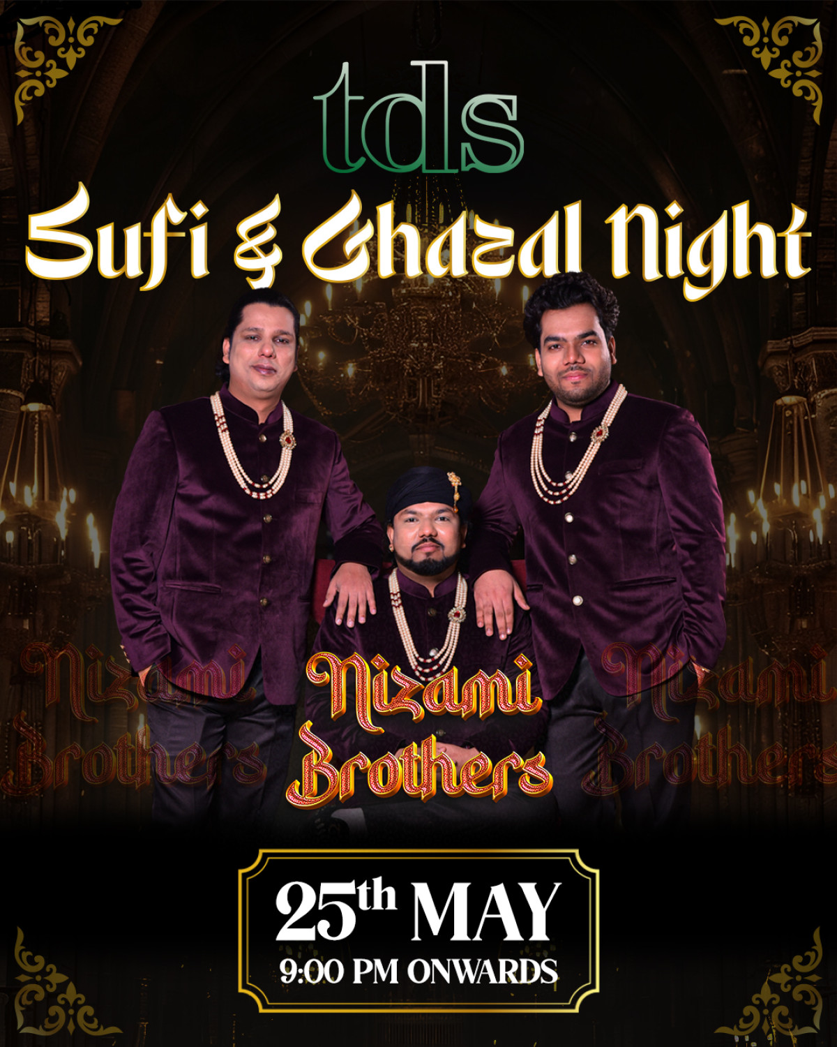 Sufi Soul & Ghazal Night Dive into an enchanted night of soulful Sufi tunes, ghazal grace and candlelit magic vibes.