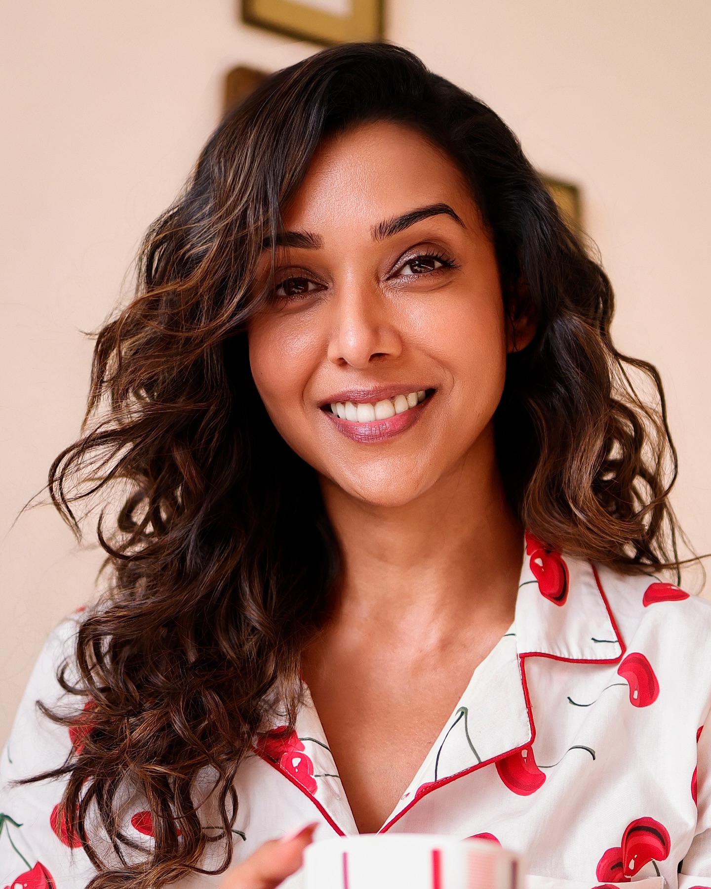 Anupriya Goenka Shares A Serene Slice of Her Morning Routine A sunlit moment with tea, style and effortless grace captured on early Instagram vibes!!!